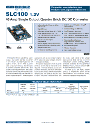 Datasheet SLC100-11 manufacturer C&D