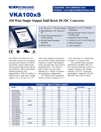 Datasheet VKA100LS02-1 manufacturer C&D