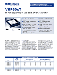 Datasheet VKP60LT515 manufacturer C&D