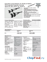 Datasheet CA30CLL30BPM1 manufacturer Carlo Gavazzi