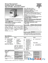 Datasheet CPTDINAV53HV1AX manufacturer Carlo Gavazzi