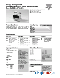 Datasheet CVTDINAV2DA02 manufacturer Carlo Gavazzi