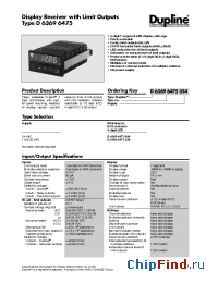 Datasheet D63696475024 manufacturer Carlo Gavazzi