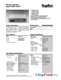 Datasheet D90910210024 manufacturer Carlo Gavazzi