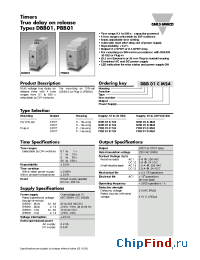 Datasheet DBB01CM24 manufacturer Carlo Gavazzi