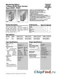 Datasheet DIA01CB235A manufacturer Carlo Gavazzi