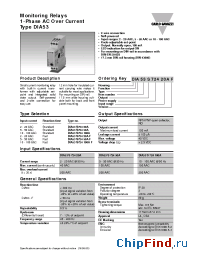 Datasheet DIA53S724100A manufacturer Carlo Gavazzi