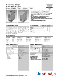 Datasheet DTA02C230 manufacturer Carlo Gavazzi