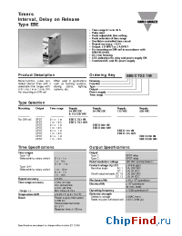 Datasheet EBED23010H manufacturer Carlo Gavazzi