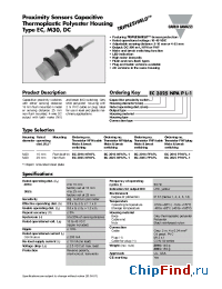 Datasheet EC3025PPAPL-1 manufacturer Carlo Gavazzi