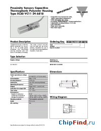Datasheet EC30VC11246818 manufacturer Carlo Gavazzi