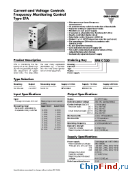 Datasheet EFAC115 manufacturer Carlo Gavazzi