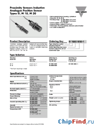 Datasheet EI1805I020 manufacturer Carlo Gavazzi