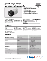 Datasheet EIA4025UPAP manufacturer Carlo Gavazzi