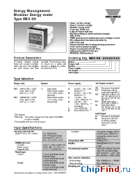 Datasheet EM2-96 manufacturer Carlo Gavazzi