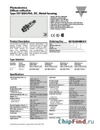 Datasheet EO1804NPAS manufacturer Carlo Gavazzi