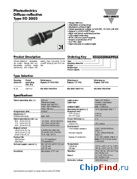 Datasheet EO3002RNAP924 manufacturer Carlo Gavazzi