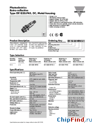 Datasheet ER1830PPAS manufacturer Carlo Gavazzi