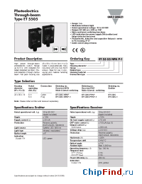 Datasheet ET5505NPAP-1 производства Carlo Gavazzi