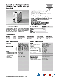 Datasheet EUBC220 manufacturer Carlo Gavazzi