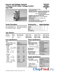 Datasheet EUDC024500V manufacturer Carlo Gavazzi