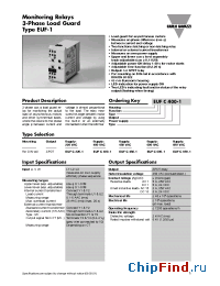 Datasheet EUFC480-1 manufacturer Carlo Gavazzi