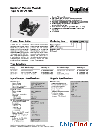 Datasheet G21960003700 manufacturer Carlo Gavazzi