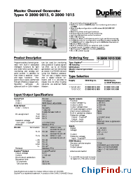 Datasheet G38001015800 manufacturer Carlo Gavazzi