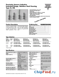 Datasheet IA08BSF20NOM5 manufacturer Carlo Gavazzi