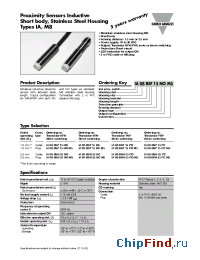 Datasheet IA08BSN25POM5 manufacturer Carlo Gavazzi