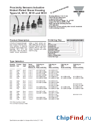 Datasheet IA12ASN04NOM1 manufacturer Carlo Gavazzi