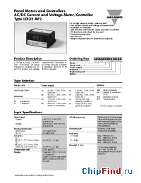 Datasheet LDI35AV260XXXX manufacturer Carlo Gavazzi