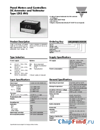 Datasheet LDI3AV6D0XXIX manufacturer Carlo Gavazzi