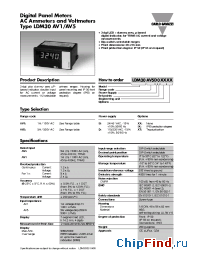 Datasheet LDM30AV5D0IX manufacturer Carlo Gavazzi