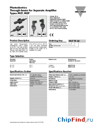 Datasheet MCFT30 manufacturer Carlo Gavazzi