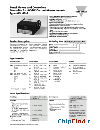 Datasheet MDI40A0BB2XXXIX производства Carlo Gavazzi