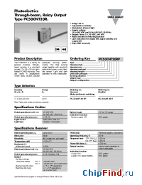 Datasheet PC50CNT20R manufacturer Carlo Gavazzi