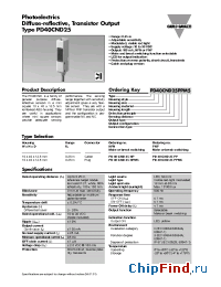 Datasheet PD40CND25NP производства Carlo Gavazzi