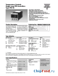 Datasheet PDI45ATHRR2XZX manufacturer Carlo Gavazzi