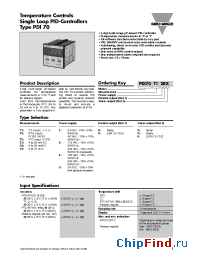 Datasheet PDI70T12RO manufacturer Carlo Gavazzi