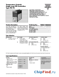 Datasheet PDI92ATHRXRXX manufacturer Carlo Gavazzi