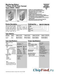 Datasheet PIA01C7485A manufacturer Carlo Gavazzi