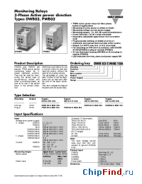 Datasheet PWB03CM2310A manufacturer Carlo Gavazzi