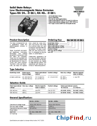 Datasheet RA2410-D06L manufacturer Carlo Gavazzi