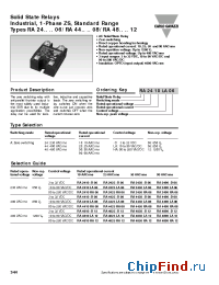 Datasheet RA2425HA06 manufacturer Carlo Gavazzi