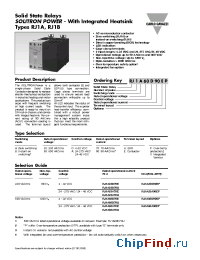 Datasheet RJ1A60D90UP manufacturer Carlo Gavazzi