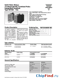 Datasheet RJT3A23D25 manufacturer Carlo Gavazzi