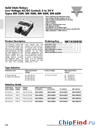 Datasheet RM1A40M100 manufacturer Carlo Gavazzi