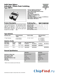 Datasheet RM1C40D25 manufacturer Carlo Gavazzi