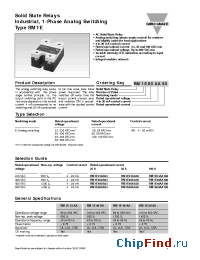 Datasheet RM1E23AA50 manufacturer Carlo Gavazzi